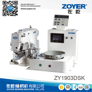 ZY1903DSK ZOYER زر محرك الأقراص المباشر إرفاق آلة الخياطة مع جهاز تغذية زر التلقائي